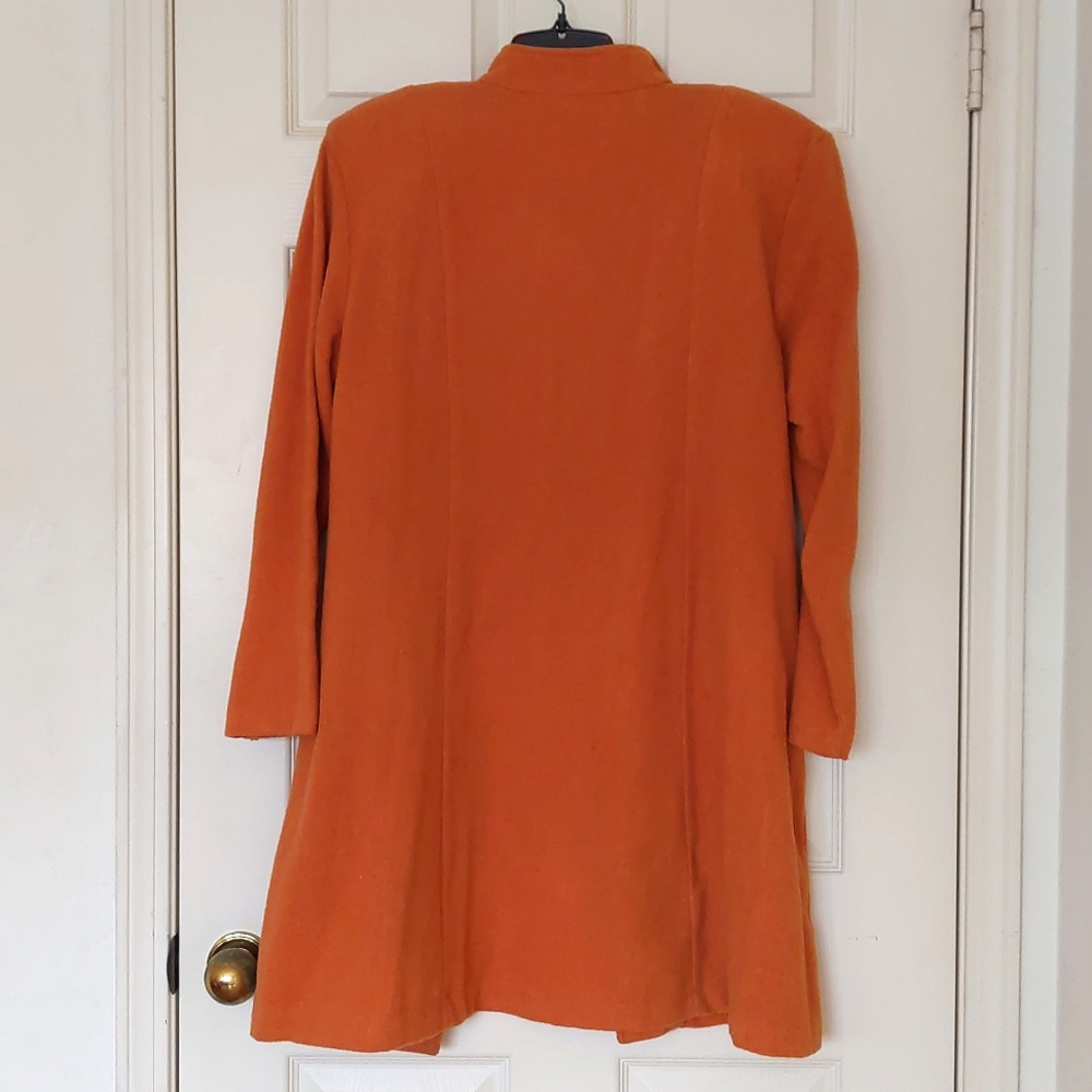 100% Wool Openfront Coat With Side Pockets. - image 2